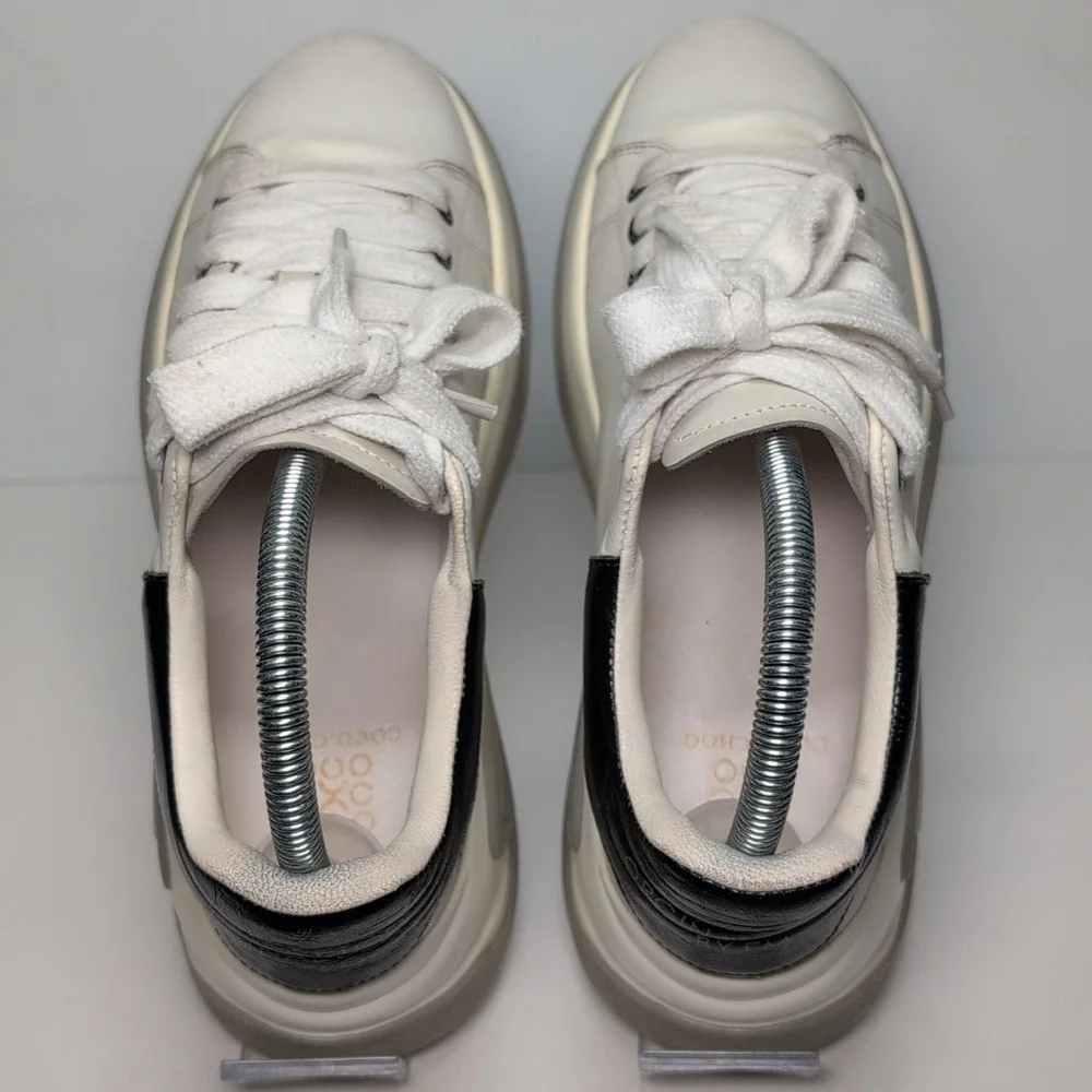 Coco Choo Original Design by EM Black And White chunky Sneakers womans size 7